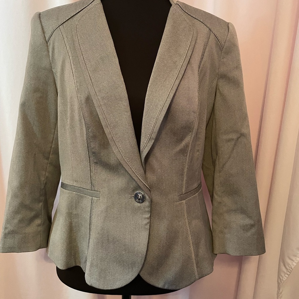 White House Black Market Gray Jacket